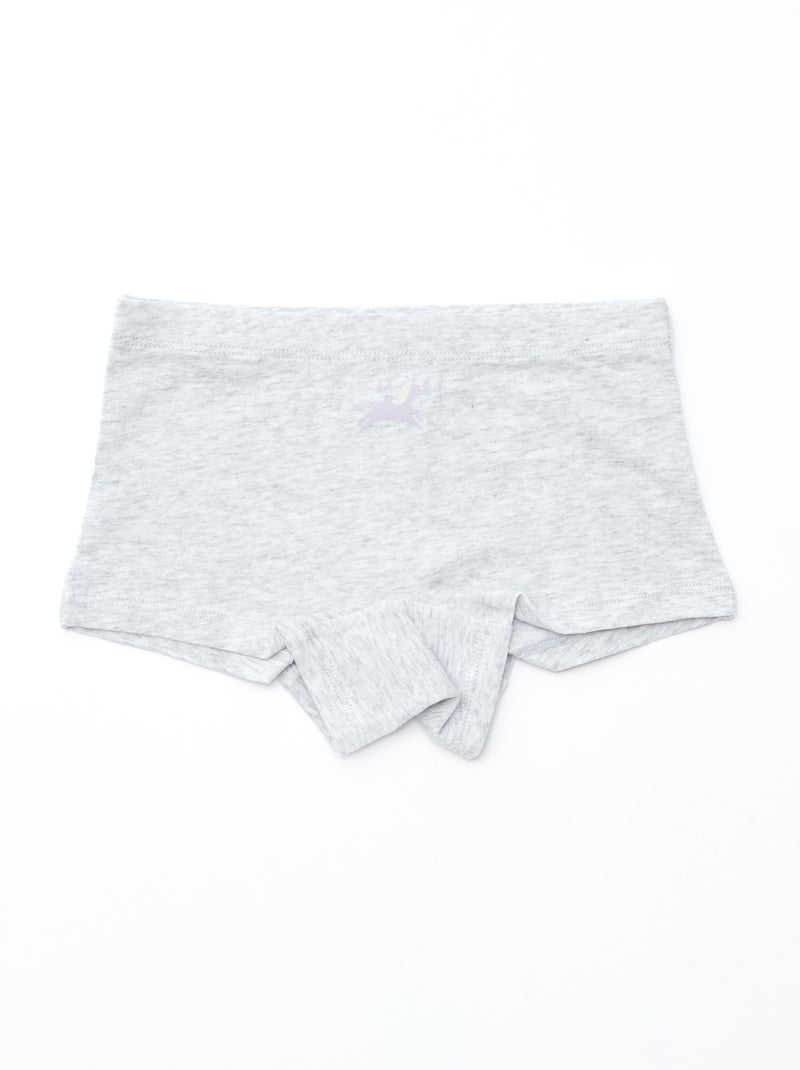 Set van 4 shortjes met print Paars - Kiabi