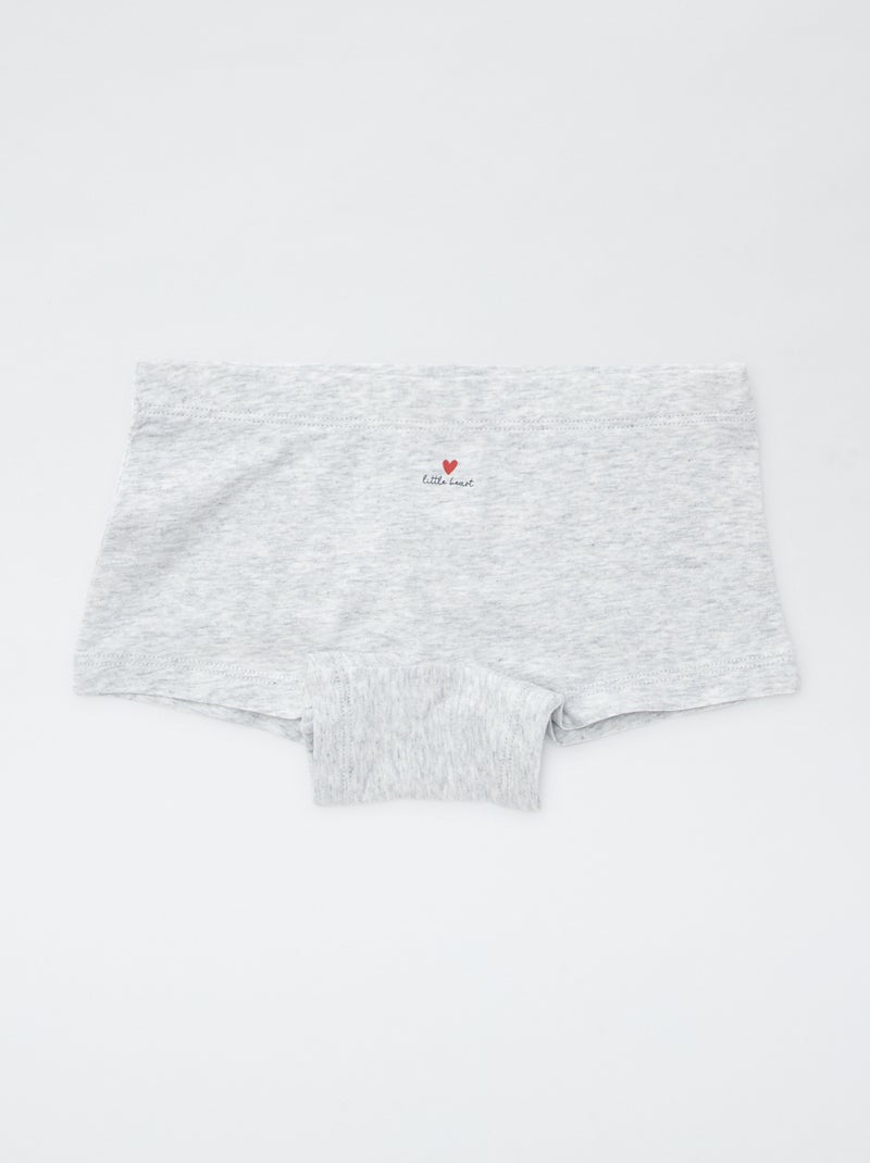 Set van 4 shortjes met print ROOD - Kiabi