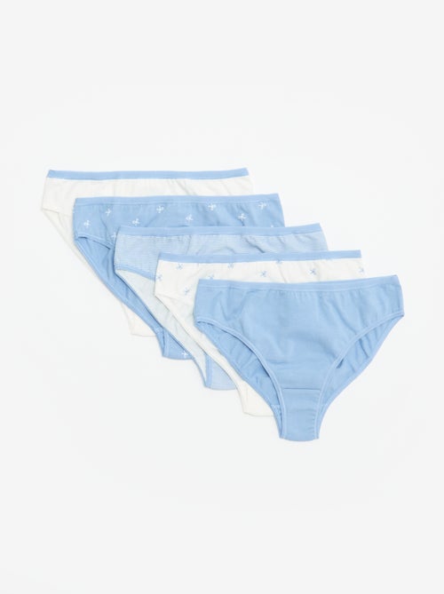 Set van 5 bedrukte slipjes - Kiabi