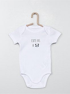 Set van 5 body's met korte mouwen - Kiabi