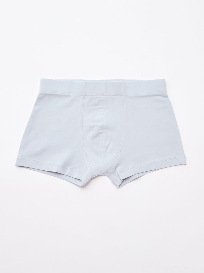 Set van 5 boxers met fantasieprint Blauw - Kiabi