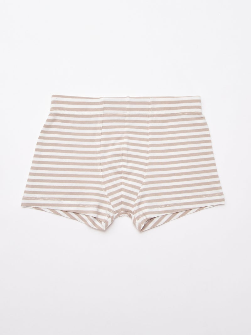 Set van 5 boxers met fantasieprint Blauw - Kiabi