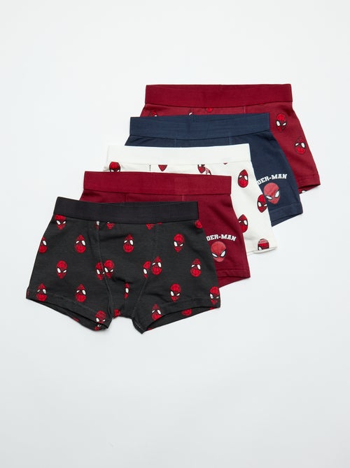 Set van 5 boxers 'Spiderman' - Kiabi