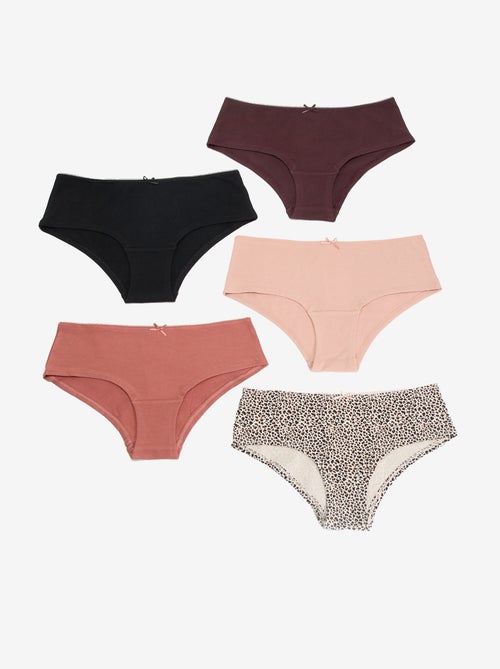 Set van 5 geprinte shorties - Kiabi