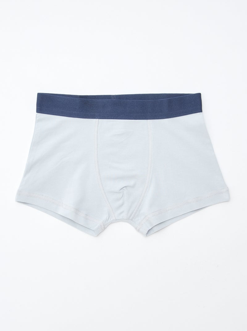 Set van 5 herenboxershorts met fantasieprint Blauw - Kiabi