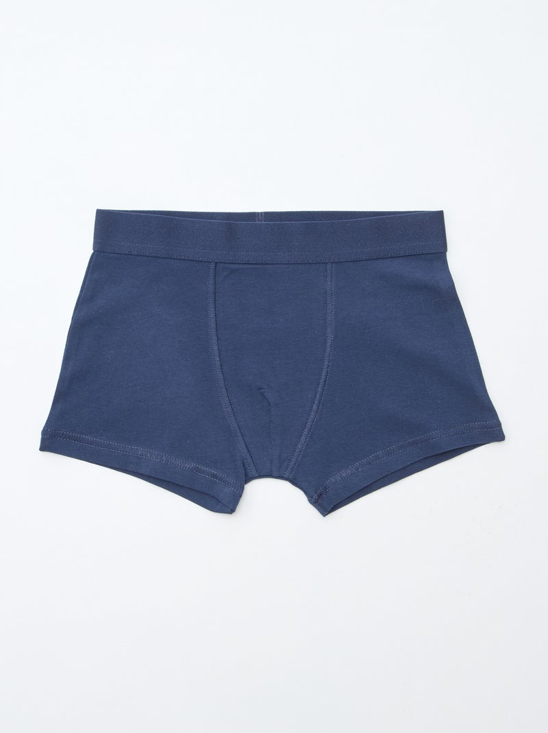 Set van 5 herenboxershorts met fantasieprint Blauw - Kiabi