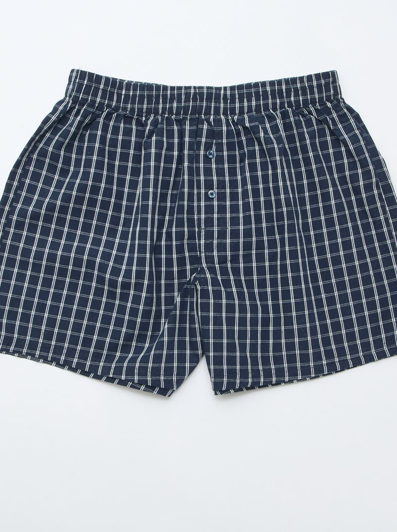 Set van 5 katoenen boxershorts Grijs - Kiabi