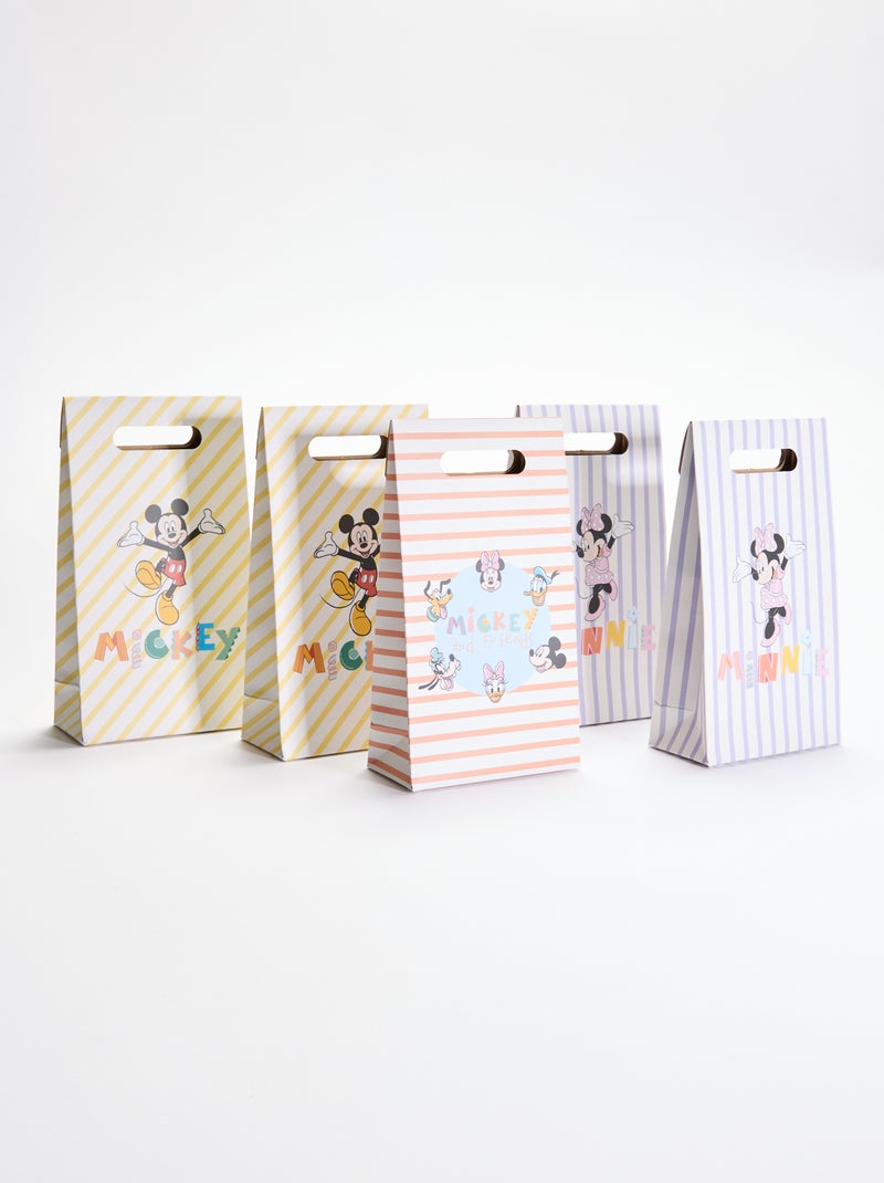 Set van 5 kleine cadeauzakjes Paars - Kiabi