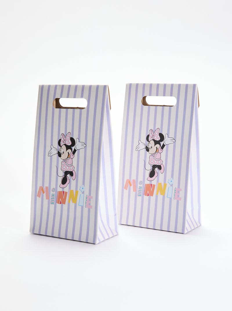 Set van 5 kleine cadeauzakjes Paars - Kiabi