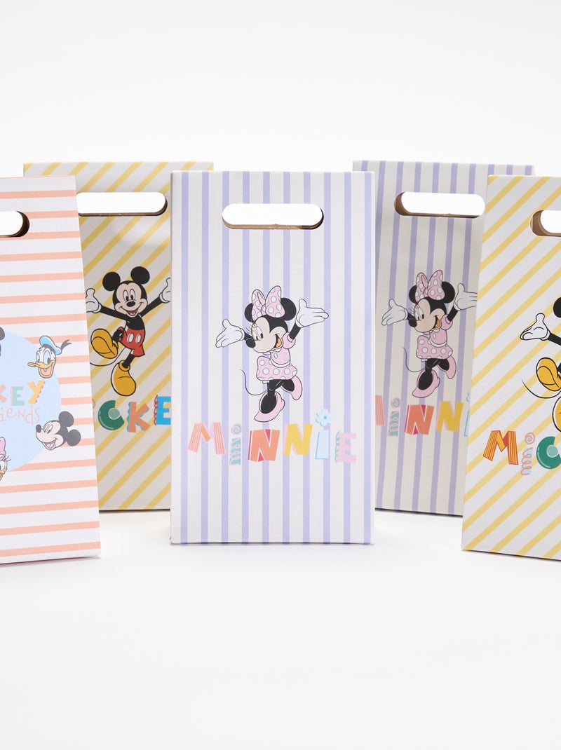 Set van 5 kleine cadeauzakjes Paars - Kiabi