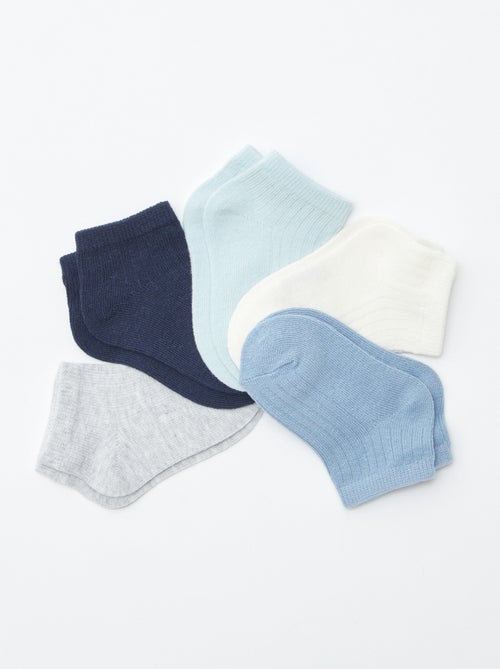 Set van 5 paar onzichtbare sokken - Kiabi