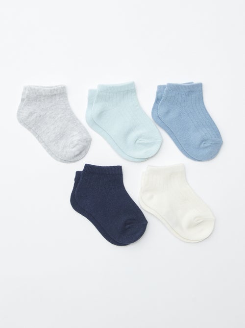 Set van 5 paar onzichtbare sokken - Kiabi