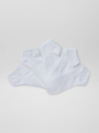Set van 5 paar onzichtbare sokken