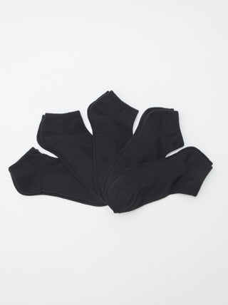 Set van 5 paar onzichtbare sokken