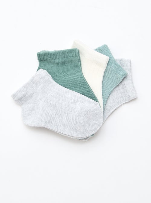 Set van 5 paar sokken van ribtricot - Kiabi