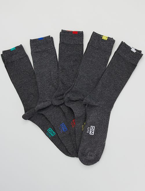 Set van 5 paar sokken'DIM' - Kiabi