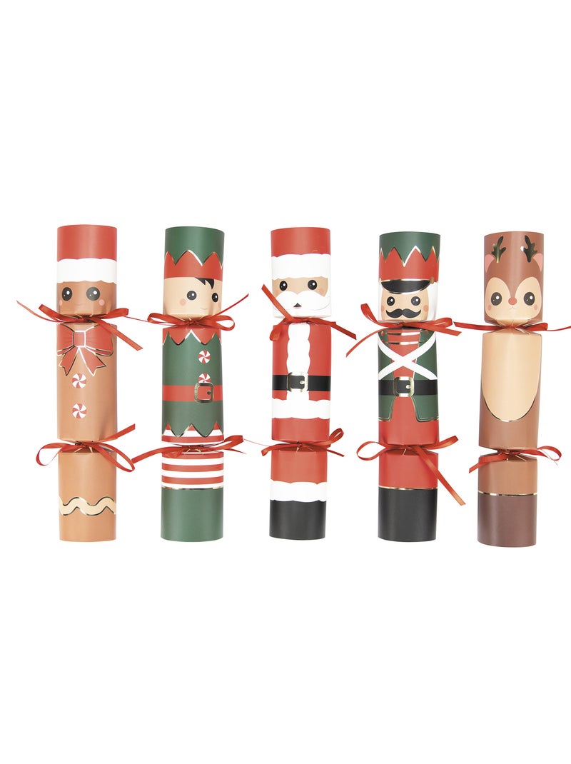 Set van 5 party crackers meerkleurig - Kiabi