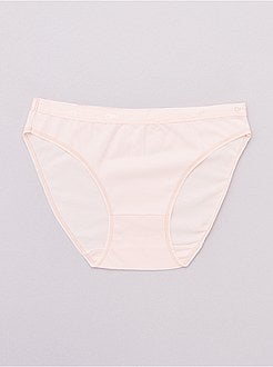 Set van 5 slipjes van stretch katoen 'Les Pockets' van 'DIM' - Kiabi