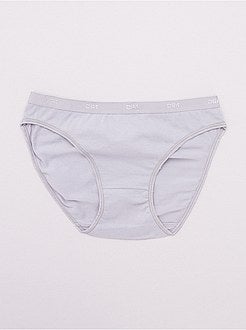 Set van 5 slipjes van stretch katoen 'Les Pockets' van 'DIM' - Kiabi