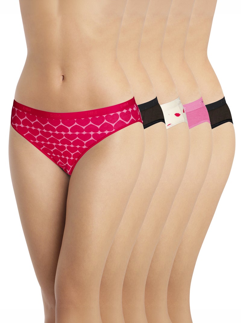Set van 5 slips 'DIM' Rood - Kiabi