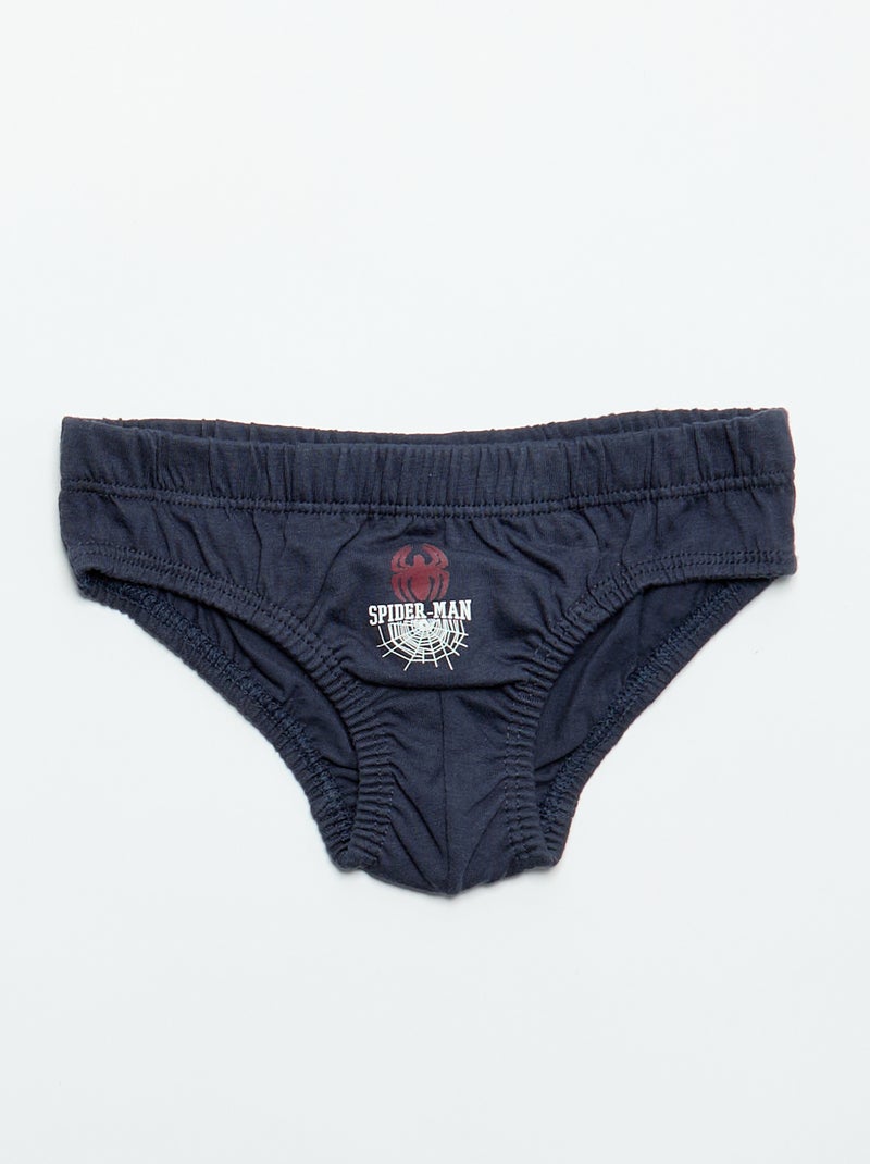 Set van 5 slips 'Spiderman' Blauw - Kiabi