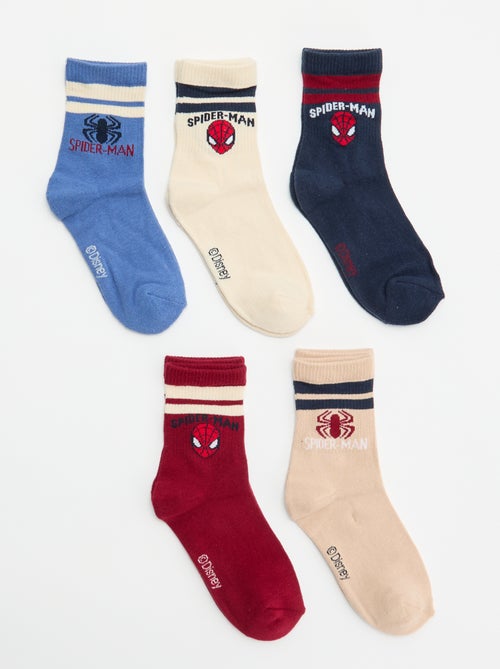 Set van 5 'Spider-Man' 'Marvel' sokken - Kiabi