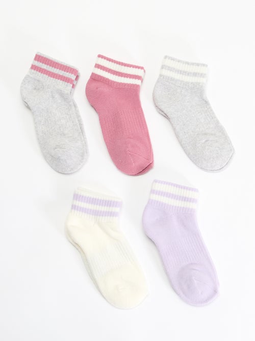 Set van 5 sportsokken - Kiabi