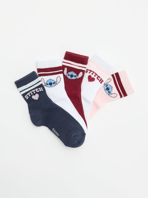 Set van 5 'Stitch' 'Disney' sokken - Kiabi