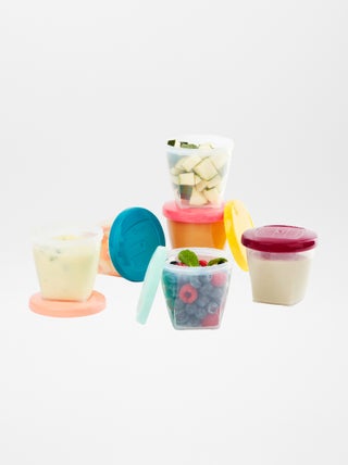 Set van 6 'Babybols'-bewaarpotjes | 'Babymoov'