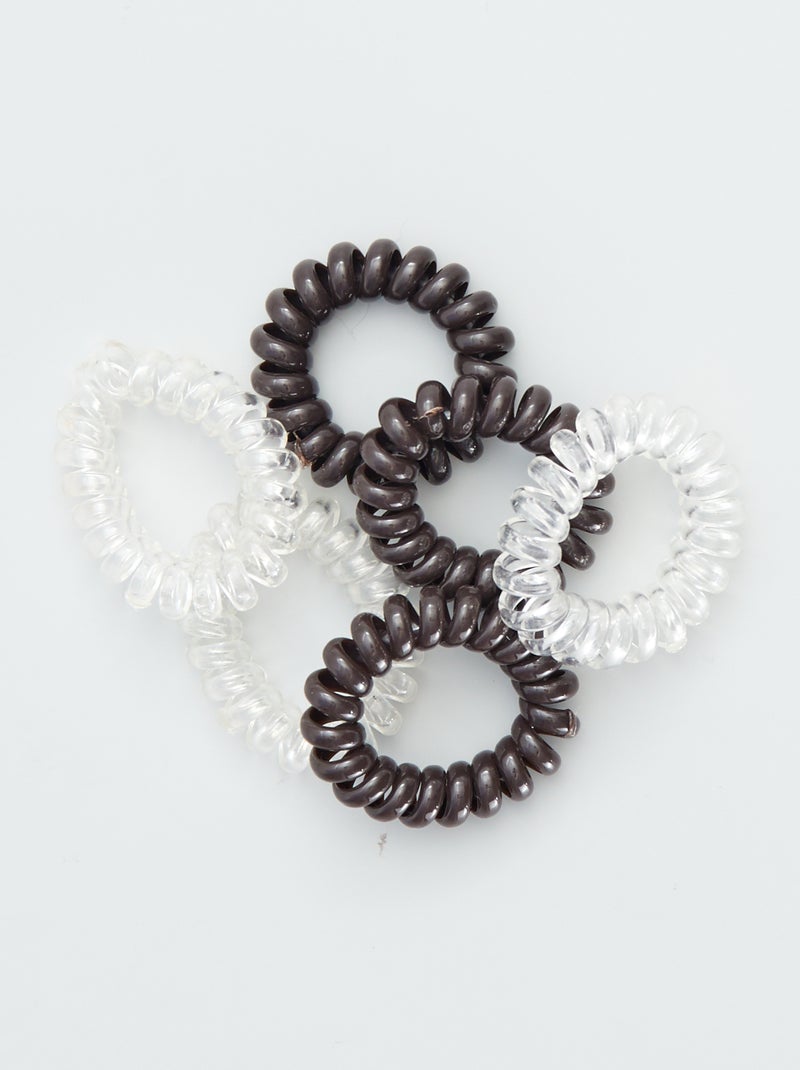 Set van 6 scrunchies BIEGE - Kiabi