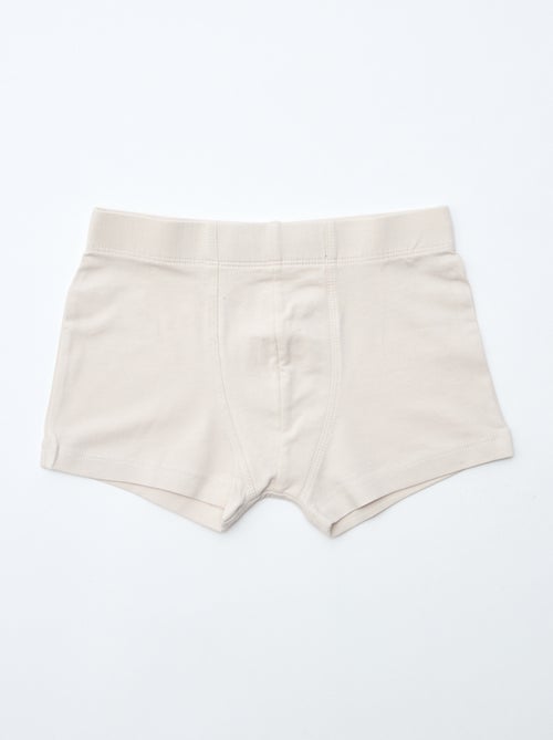 Set van 7 effen boxers voor heren - Kiabi