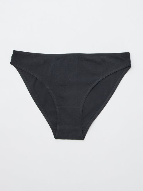 Set van 7 katoenen slips - Kiabi