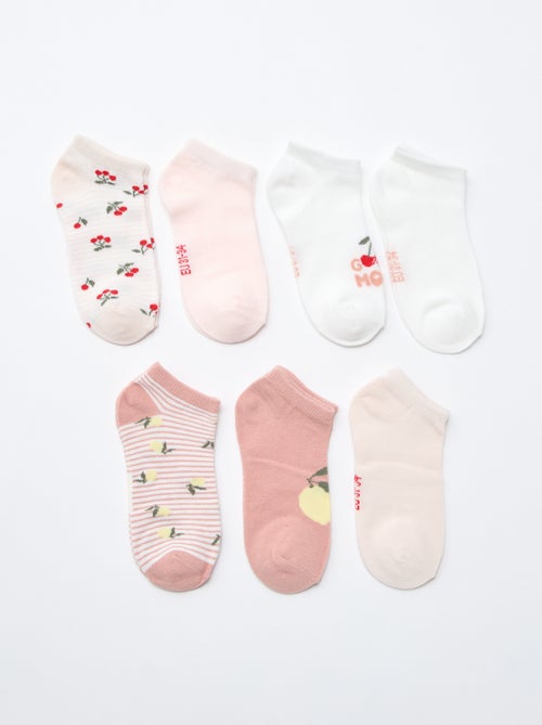 Set van 7 paar onzichtbare sokken - Kiabi