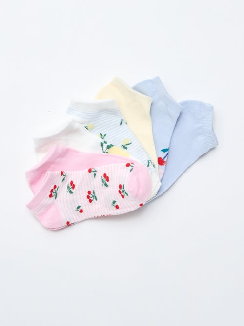 Set van 7 paar onzichtbare sokken - Kiabi