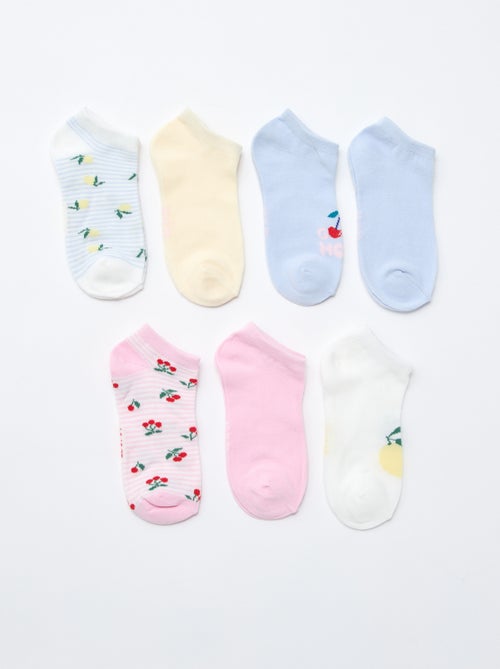 Set van 7 paar onzichtbare sokken - Kiabi