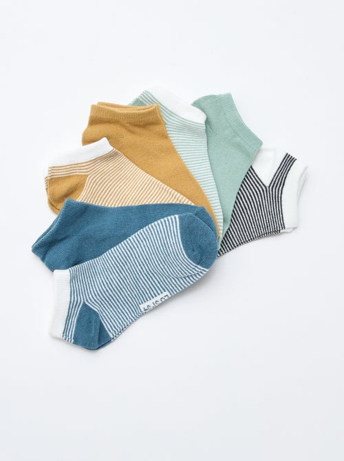 Set van 7 paar onzichtbare sokken - Kiabi