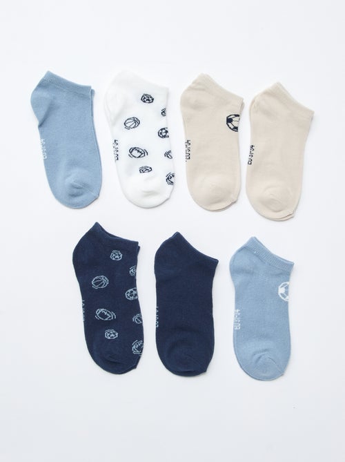 Set van 7 paar onzichtbare sokken - Kiabi