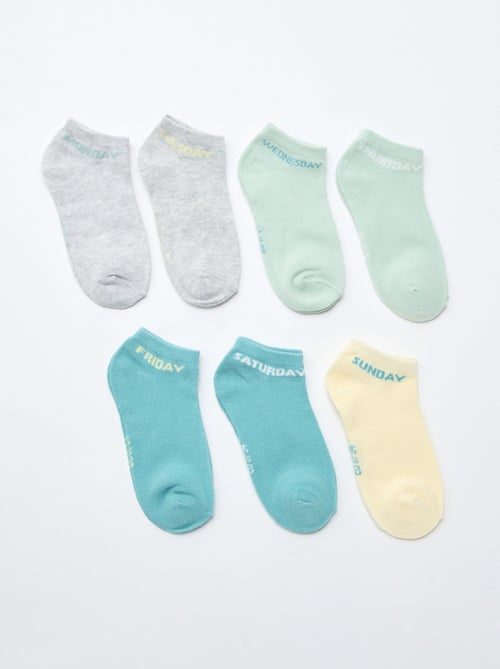 Set van 7 paar onzichtbare sokken - Kiabi