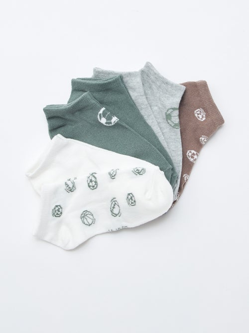 Set van 7 paar onzichtbare sokken - Kiabi