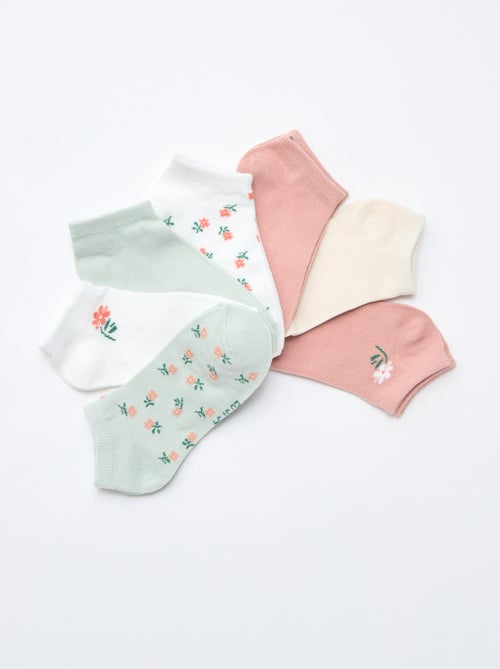 Set van 7 paar onzichtbare sokken - Kiabi