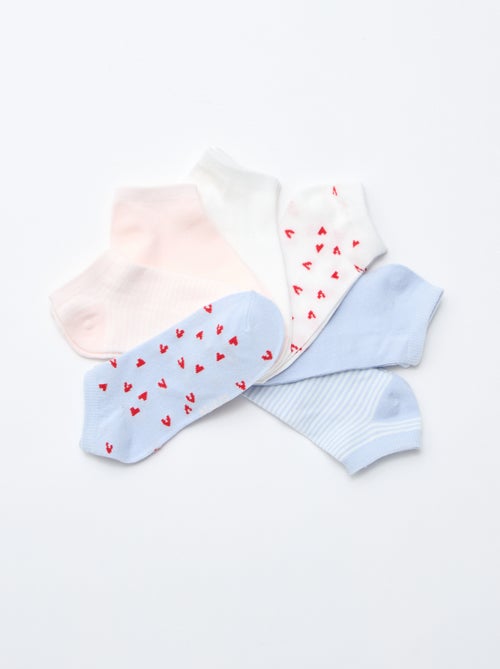 Set van 7 paar onzichtbare sokken - Kiabi