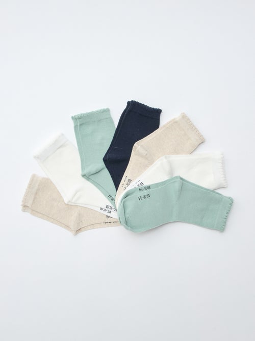 Set van 7 paar sokken - Kiabi