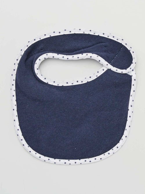 Set van 7 slabbetjes van badstof met klittenband - Kiabi