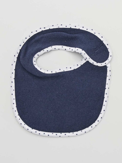 Set van 7 slabbetjes van badstof met klittenband - Kiabi