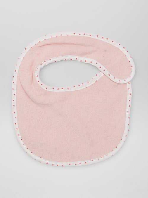 Set van 7 slabbetjes van badstof met klittenband - Kiabi