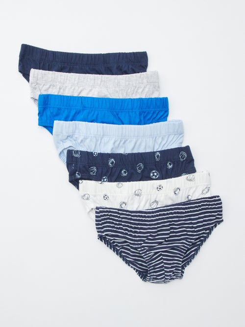 Set van 7 slips met print - Kiabi