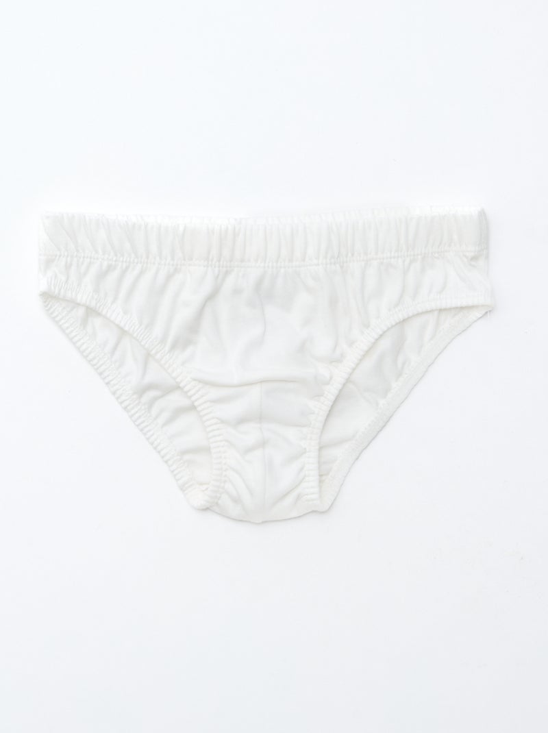 Set van 7 slips met print Grijs - Kiabi