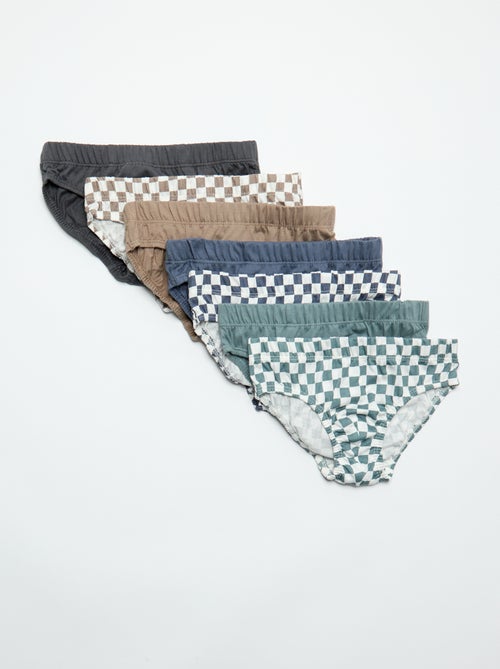 Set van 7 slips met print - Kiabi