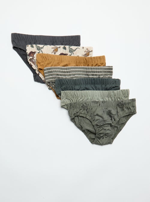 Set van 7 slips met print - Kiabi