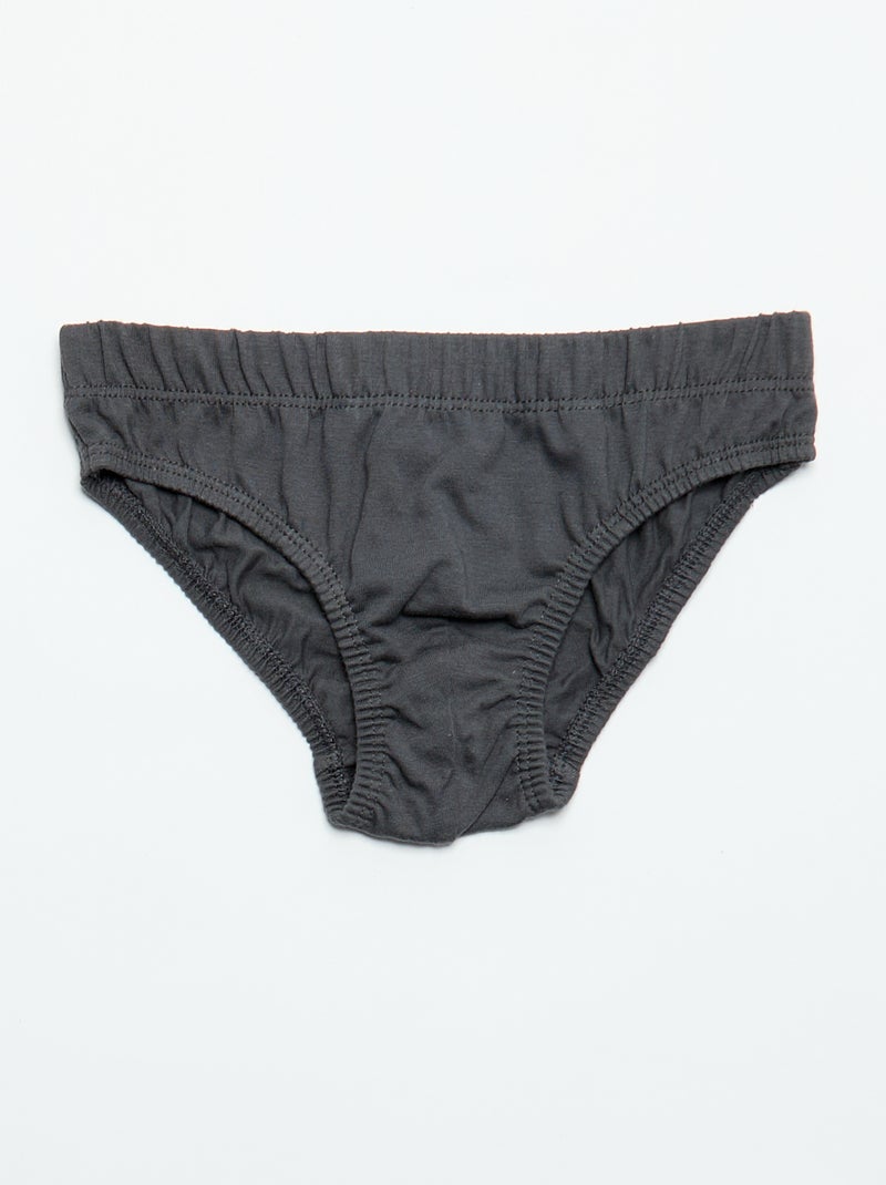 Set van 7 slips met print Kaki - Kiabi